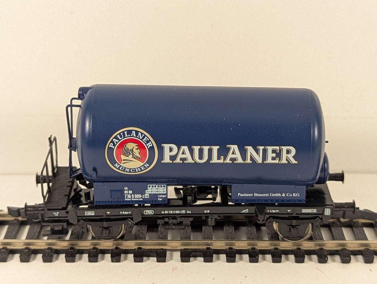 Roco HO Gauge Paulaner Beer Tank Wagon 44 80 736 9 009-2 Paulaner München Blue