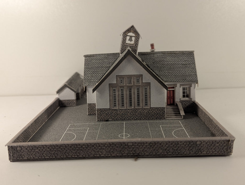 Metcalfe N Gauge Village School Model Building PO253