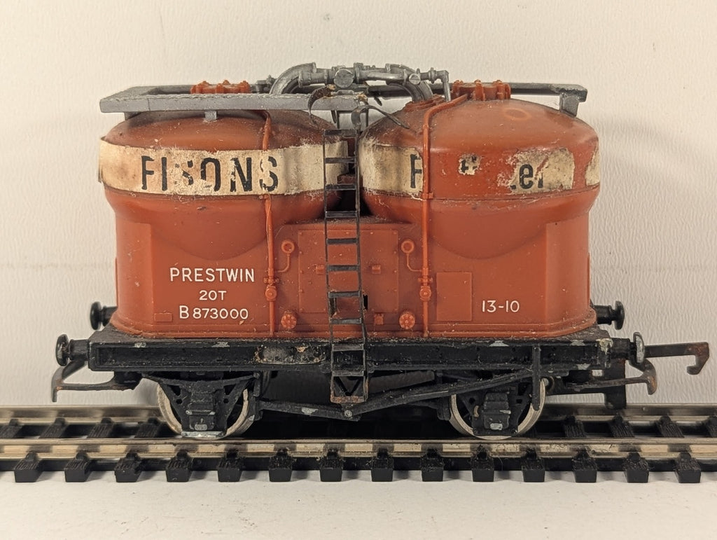 Wrenn OO Gauge Prestwin 20T Twin Silo Wagon Goods Wagon B873000 Fisons W5007