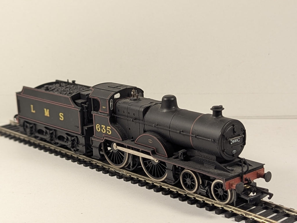 Mainline OO Gauge Class 2P 4-4-0 Steam Locomotive 635 LMS Lined Black 37-058
