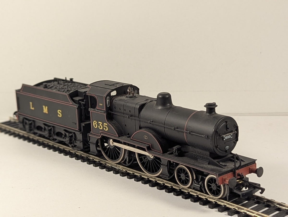 Mainline OO Gauge Class 2P 4-4-0 Steam Locomotive 635 LMS Lined Black 37-058