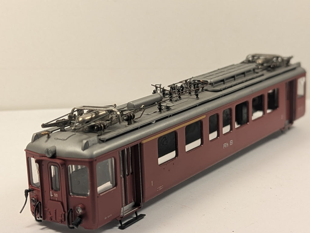 Bemo 1265-111 H0e Gauge RhB Class ABe 4/4 Railcar Body Shell - Boxed