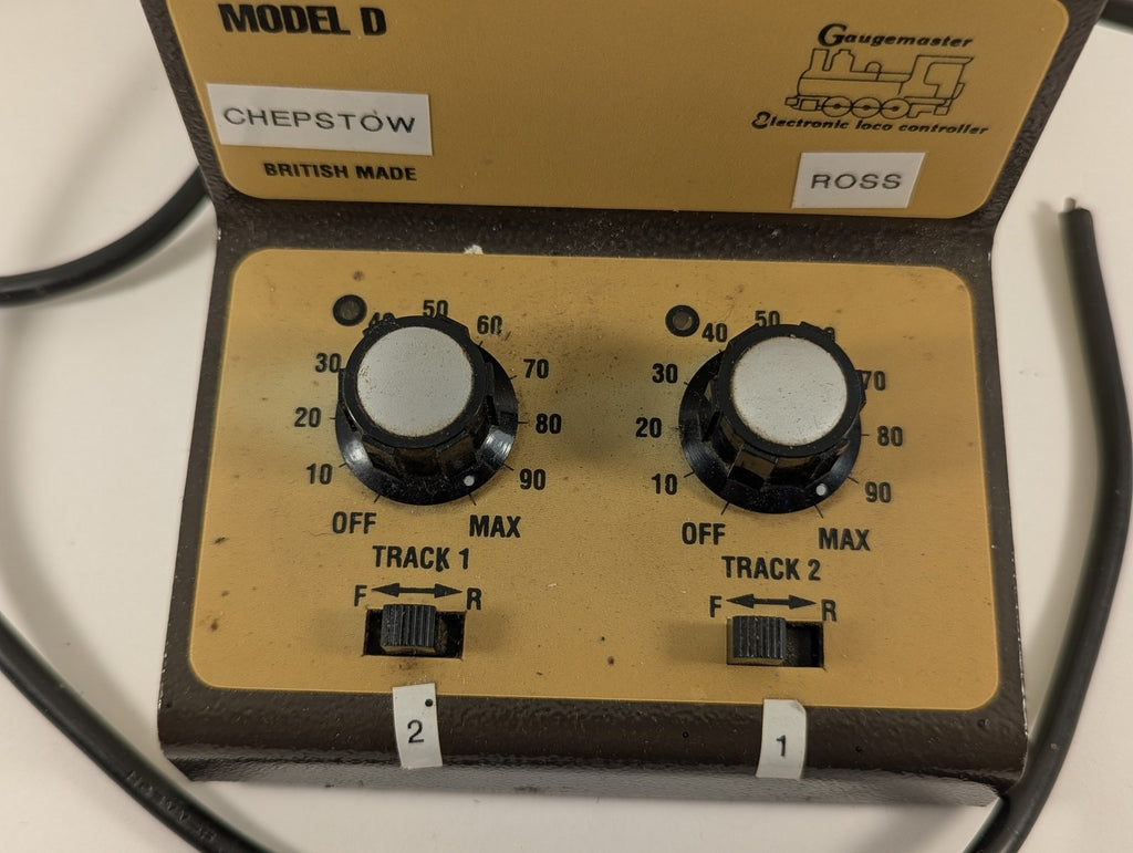 Gaugemaster Model D Electronic Loco Controller Twin Controller