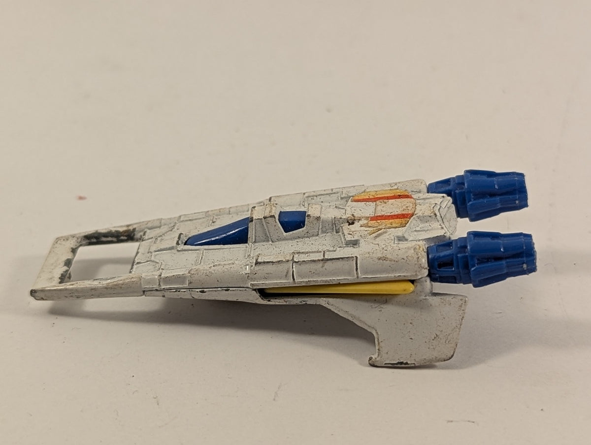Corgi Buck Rogers Starfighter Die-cast Model White with blue and yellow details