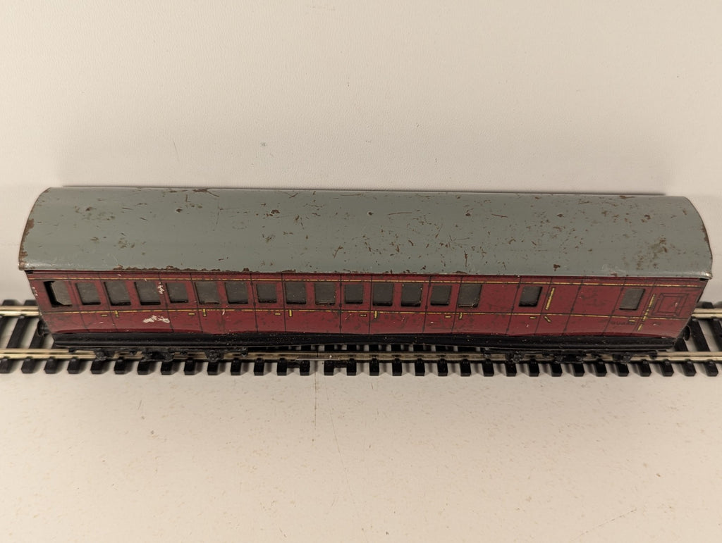 Hornby Dublo OO Gauge LMS Brake Third Tinplate Corridor Coach