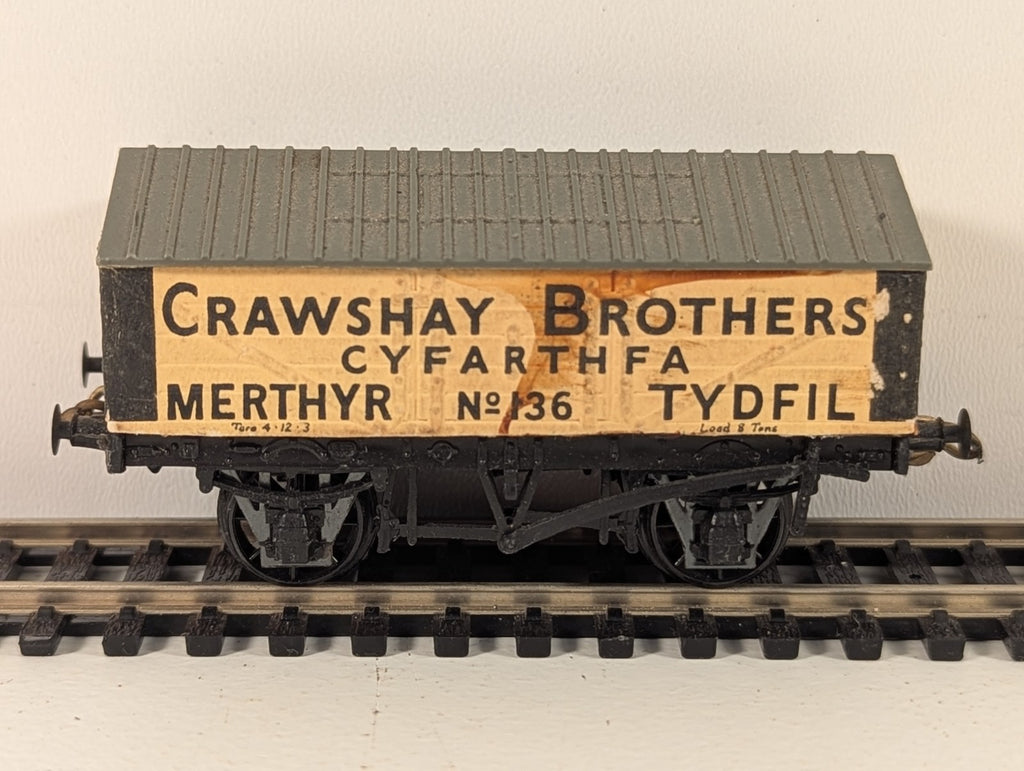 Peco OO Gauge Crawshay Brothers Lime Wagon – Missing Couplings