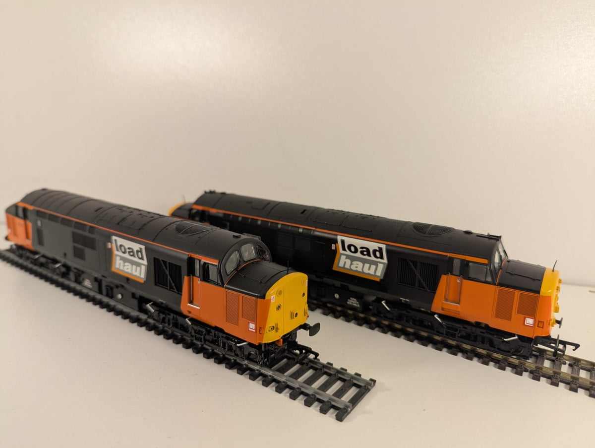 Bachmann 32-390Y OO Loadhaul Class 37 Twin Pack