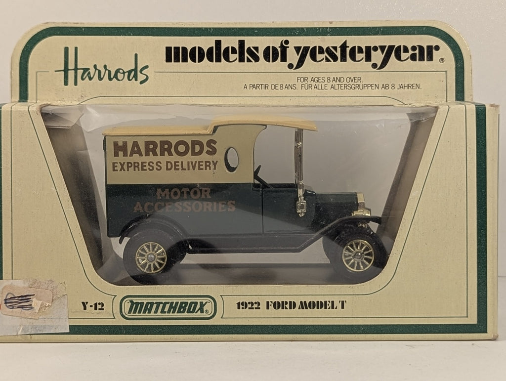Matchbox Models of Yesteryear 1922 Ford Model Harrods T Van Die-cast Model