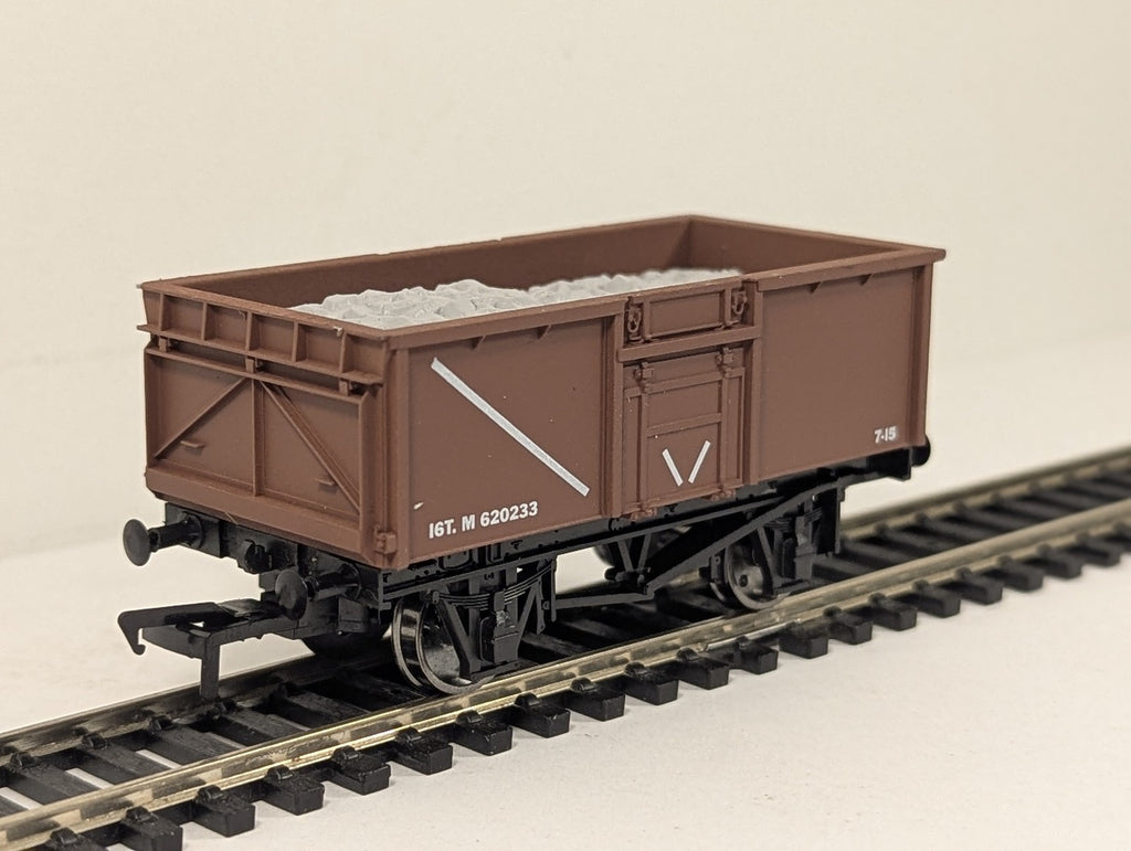 Dapol OO Gauge 16T Steel Mineral Wagon Goods Wagon M620233 BR Bauxite 4F-030-104