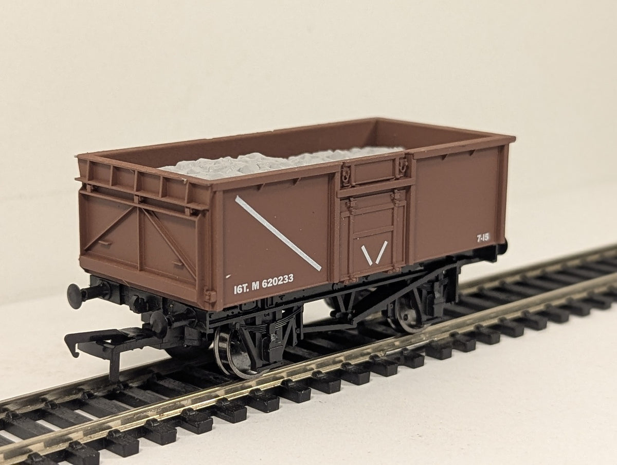 Dapol OO Gauge 16T Steel Mineral Wagon Goods Wagon M620233 BR Bauxite 4F-030-104