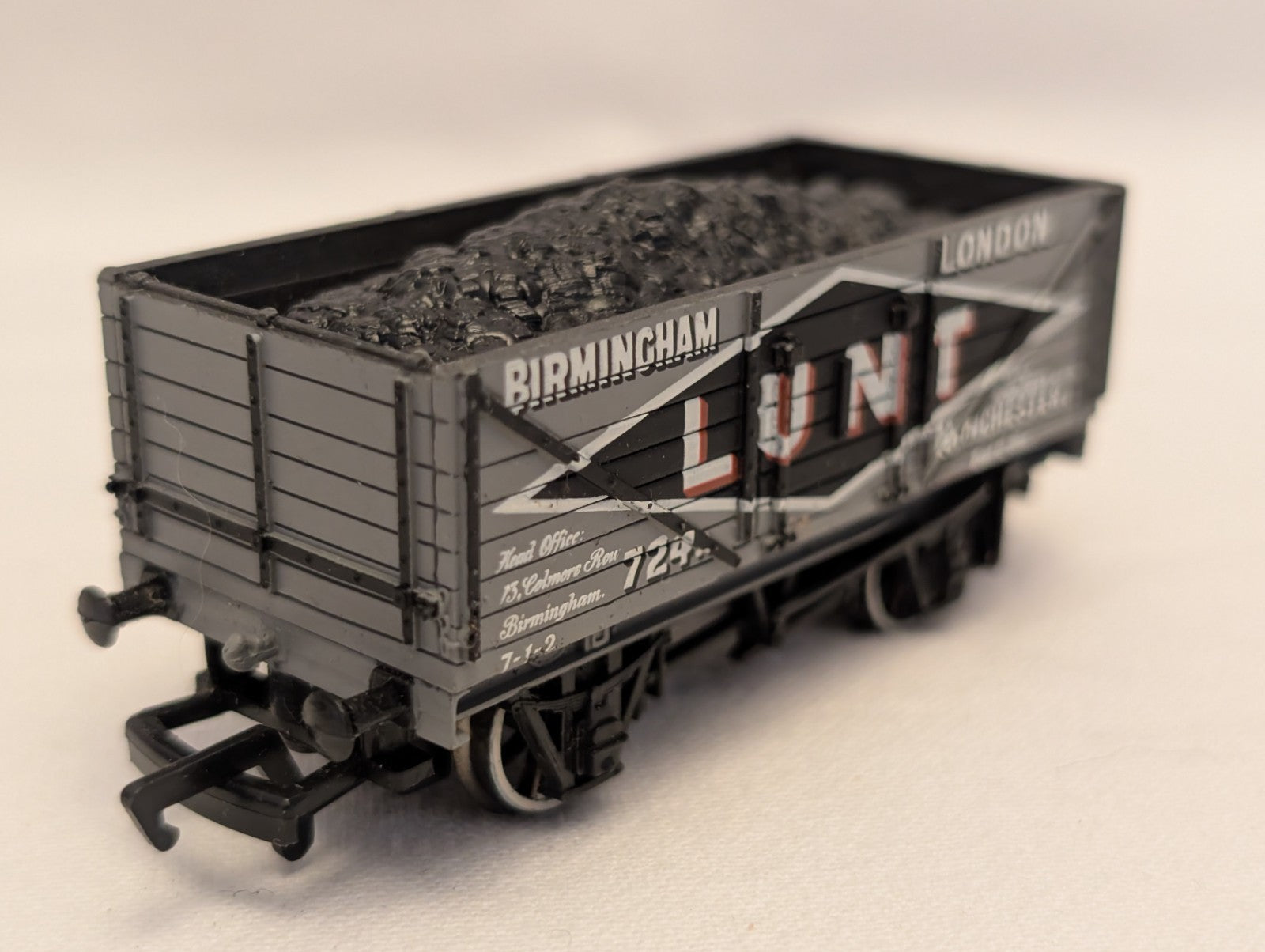 Bachmann OO Gauge 7 Plank Wagon Goods Wagon 724 Lunt