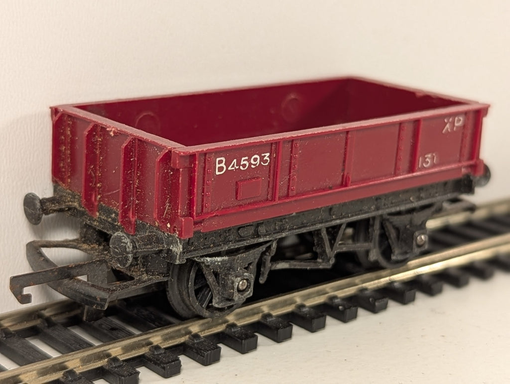 Tri-ang Hornby R113 OO Gauge BR Drop-Side Goods Wagon B4593