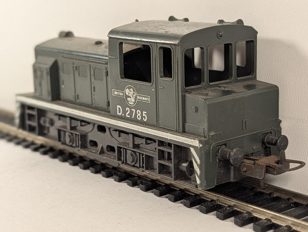 Lima OO Gauge Class 02 Diesel Shunter D2785 BR Green Spares or Repair
