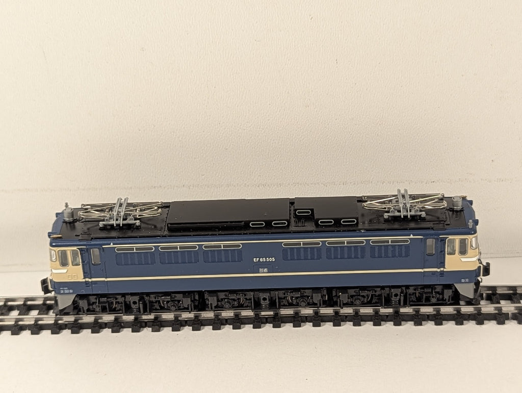 Kato N Gauge JNR Class EF65-500 Electric Locomotive EF65 505 JNR Blue & Cream