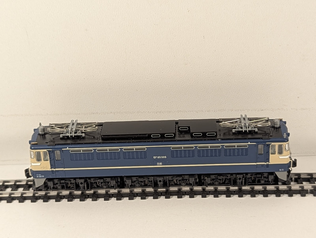 Kato N Gauge JNR Class EF65-500 Electric Locomotive EF65 505 JNR Blue & Cream