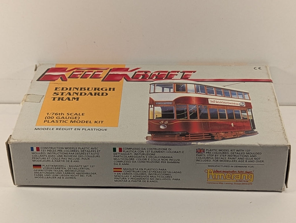 Keil Kraft 1/76 Scale (OO Gauge) Edinburgh Standard Tram Plastic Model Kit 35