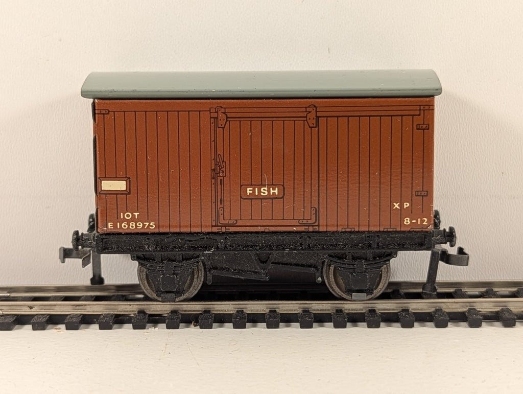 Hornby Dublo 32035 OO Gauge D1 BR Brown Fish Van - Boxed