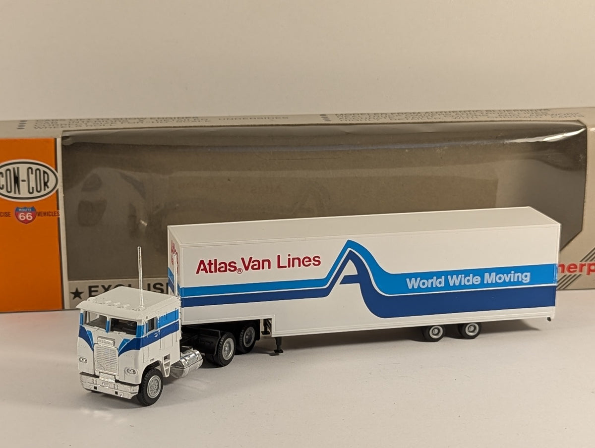 Con-Cor HO Scale Atlas Van Lines Cabover Articulated Truck