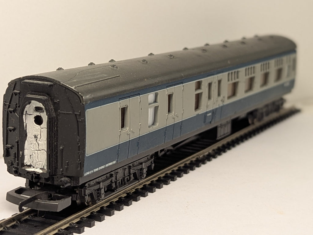 Lima OO Gauge Mk1 BSK Brake Coach BR Blue Grey W43281 Repaint