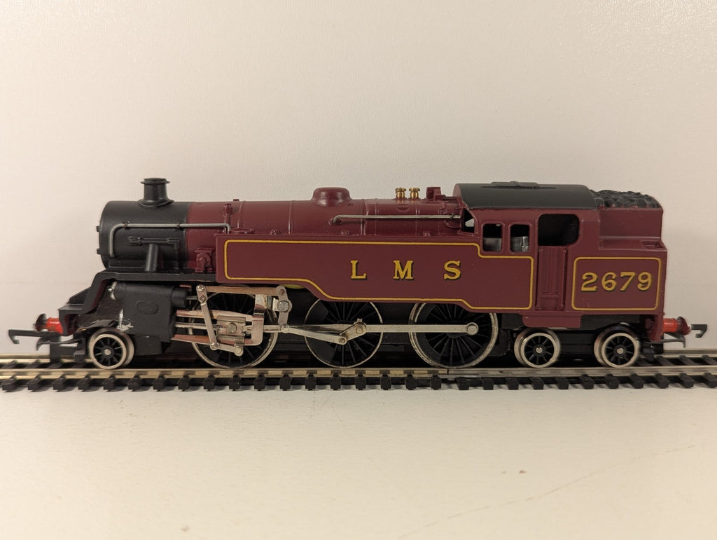 Wrenn W2219 OO Gauge LMS Standard Tank 2-6-4T Maroon