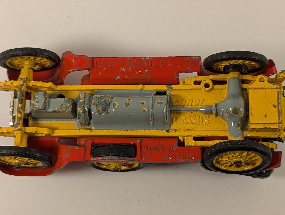 Corgi 1910 Daimler 38 Die-cast Model Red and Yellow