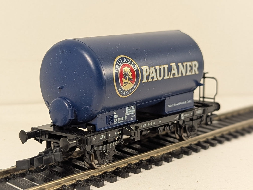 Roco HO Gauge Paulaner Beer Tank Wagon 44 80 736 9 009-2 Paulaner München Blue