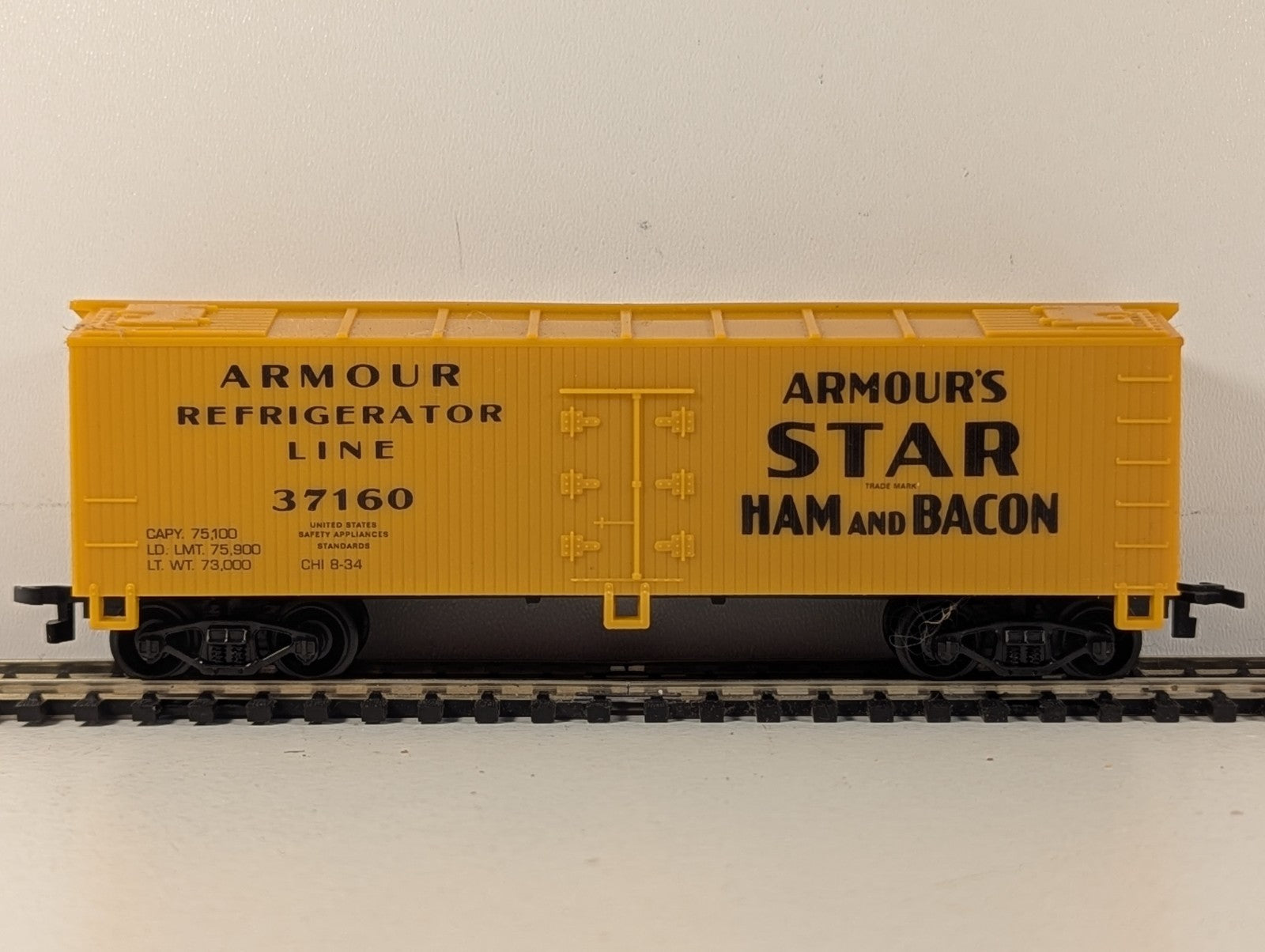 Industrial Rail HO Scale Armour Refrigerator Line Refrigerator Car 3716