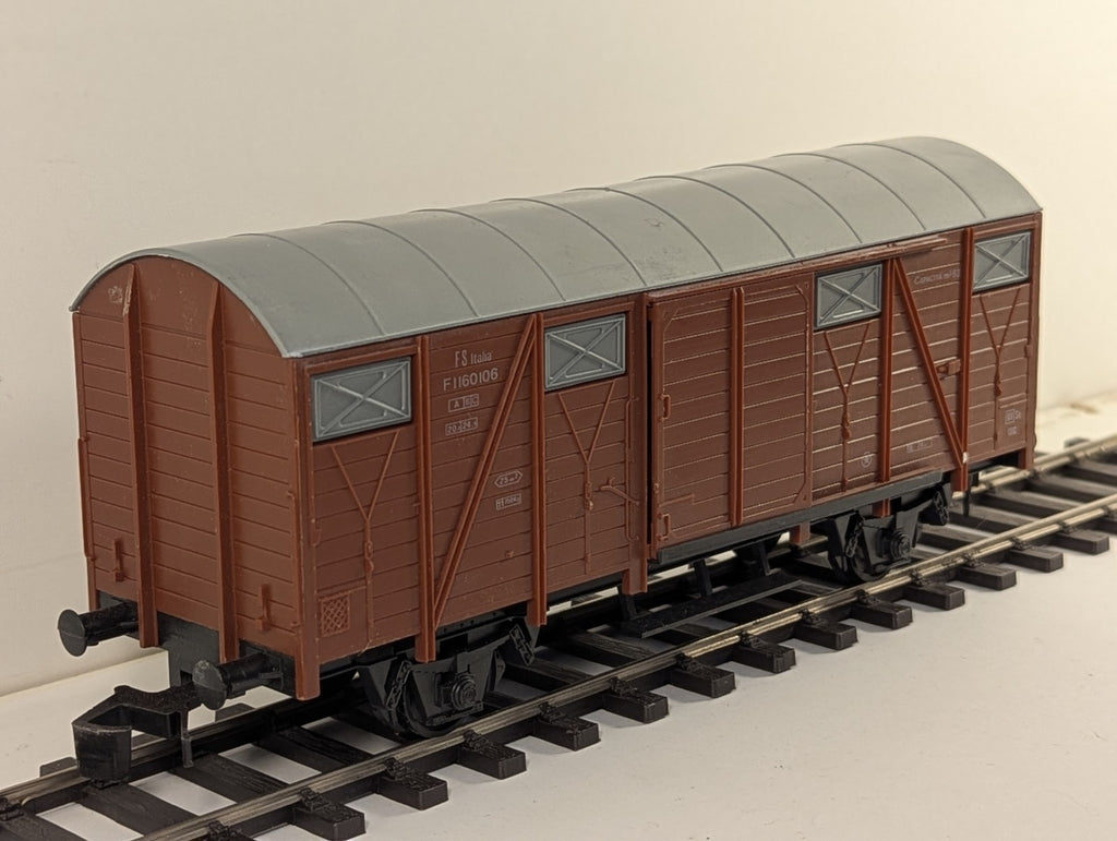 Lima O Gauge FS Type F Box Van Goods Wagon F1160106 FS Brown