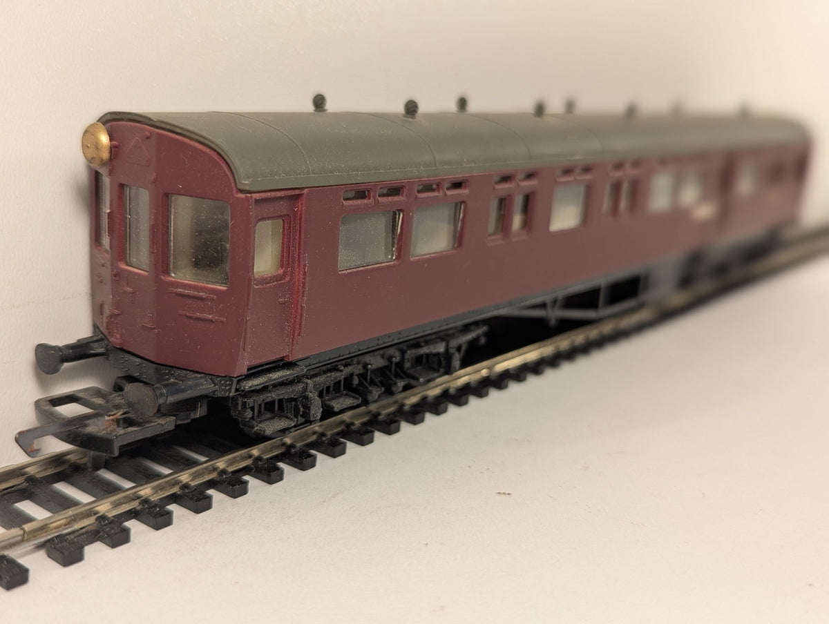 Airfix OO Gauge Collett Auto-Coach Passenger Coach W187W BR Maroon 54256-8