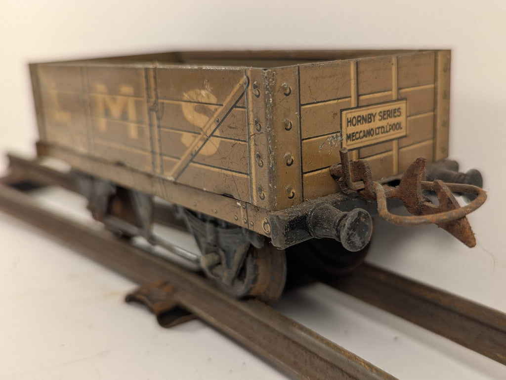 Hornby Series O Gauge No. 1 Open Wagon Goods Wagon 12530 LMS Brown