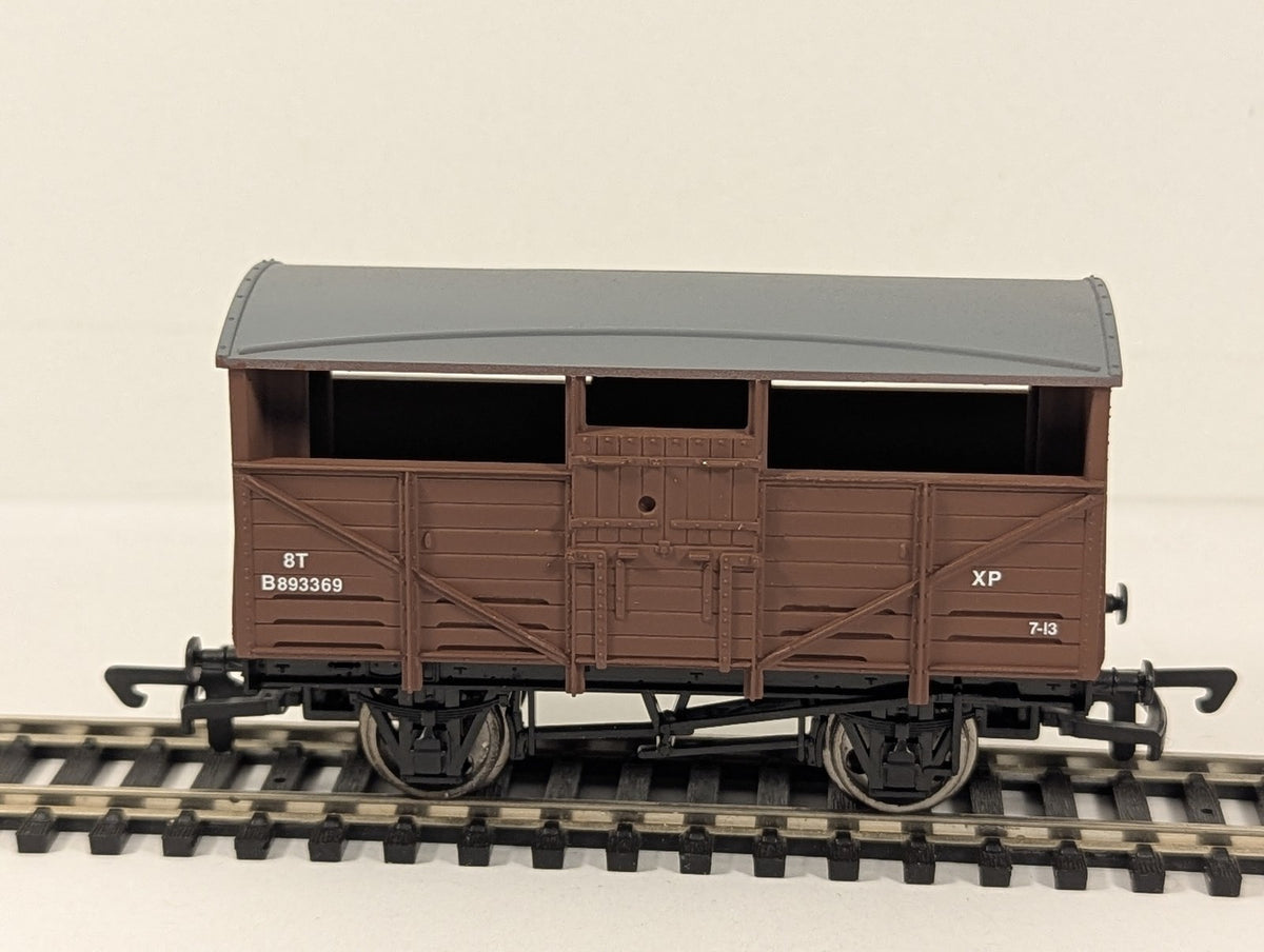 Dapol OO Gauge BR Cattle Wagon Goods Wagon B893369 BR Bauxite B501