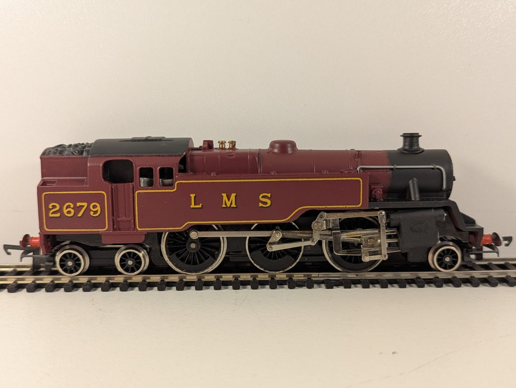 Wrenn W2219 OO Gauge LMS Standard Tank 2-6-4T Maroon