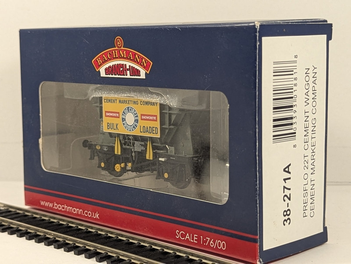 Bachmann OO Gauge Presflo 22t Cement Wagon Cement Marketing Company Goods Wagon