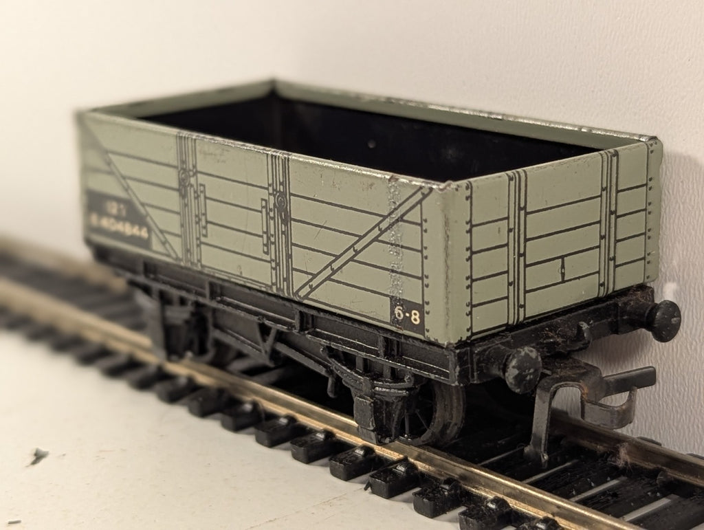 Hornby Dublo 32075 BR 5 Plank Open Wagon E404844 Grey OO Gauge
