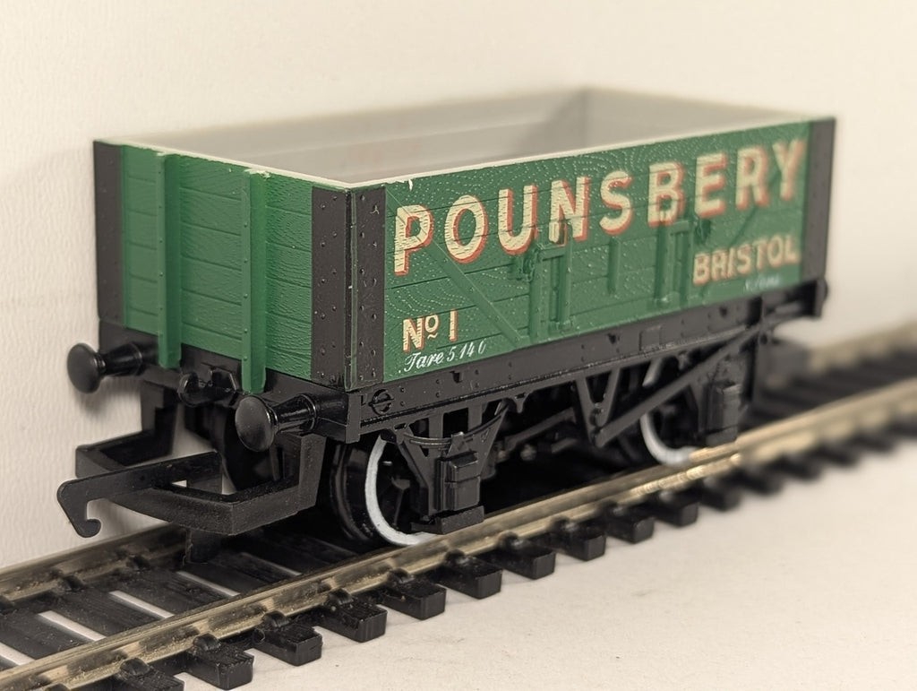 Hornby OO Gauge Pounsbery Bristol 5-Plank Open Wagon Goods Wagon 1