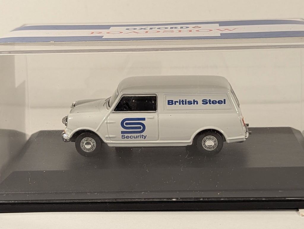 Oxford Diecast 1:43 Scale Austin Mini Van British Steel Security