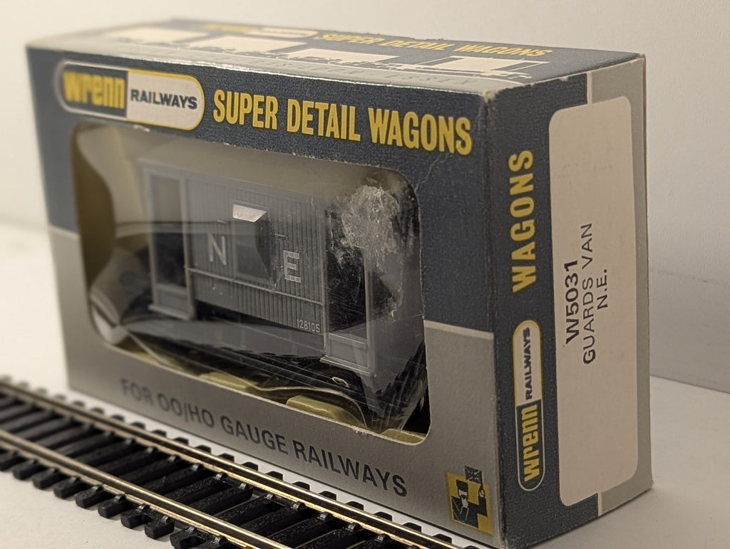 Wrenn OO Gauge Guards Van N.E. Brake Van 128105 NE Grey W5031
