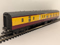 Tri-ang OO Gauge Short Brake Coach Passenger Coach Crimson and Cream (Repainted)
