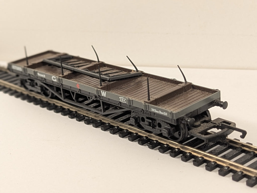 Hornby R6015 OO Gauge GWR Macaw B Bogie Bolster Wagon 107285
