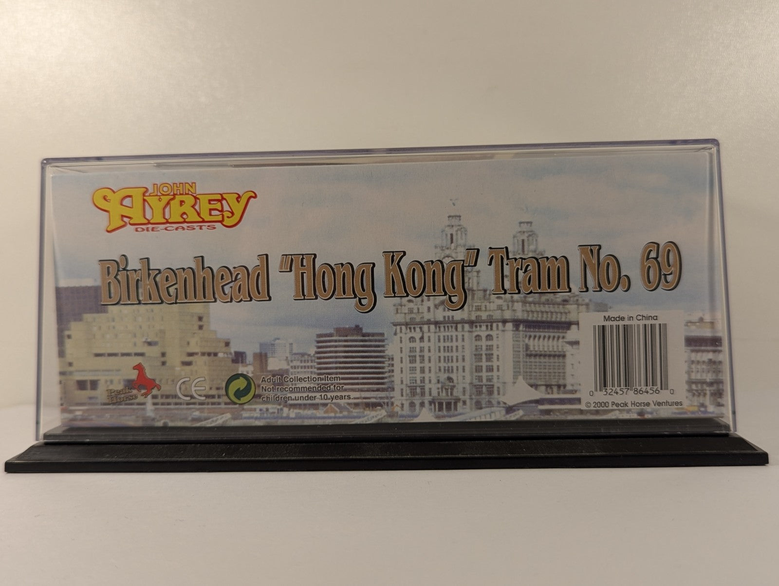 John Ayrey Die-Casts Birkenhead "Hong Kong" Tram No. 69 Model Tram