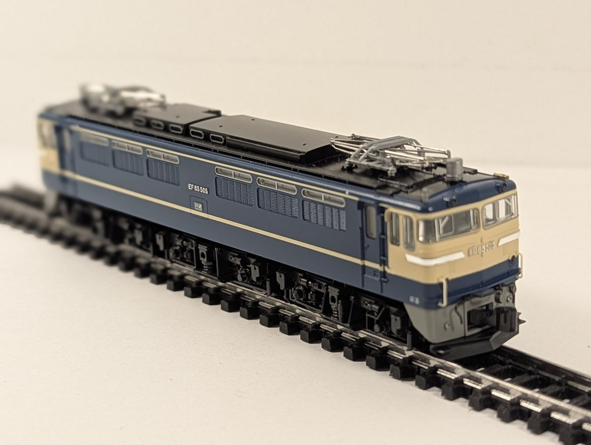 Kato N Gauge JNR Class EF65-500 Electric Locomotive EF65 505 JNR Blue & Cream