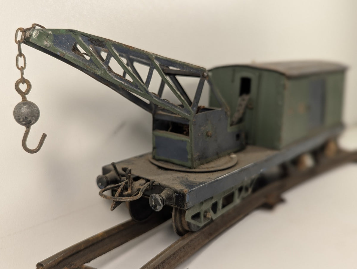 Hornby Series O Gauge No. 2 Breakdown Crane Wagon NE Green