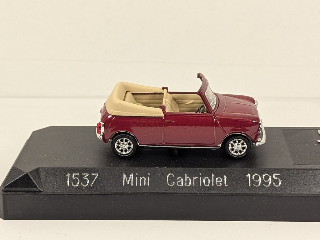 Solido Mini Cabriolet 1995 Die-cast Model Metallic Red 1537