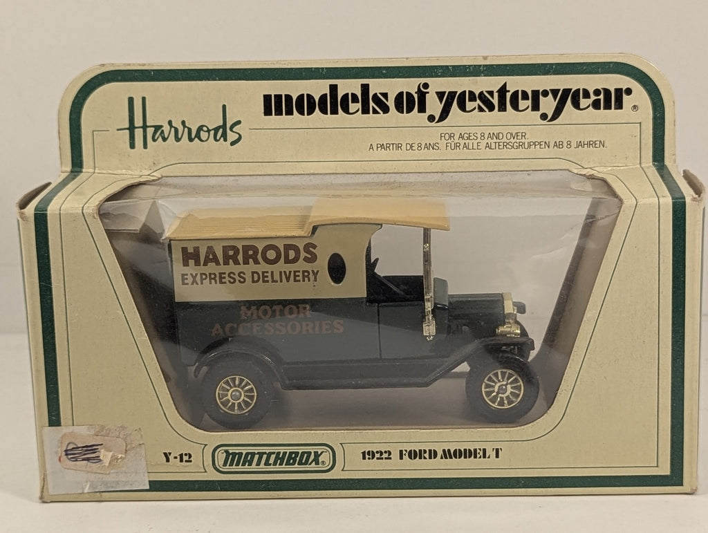 Matchbox Models of Yesteryear 1922 Ford Model Harrods T Van Die-cast Model