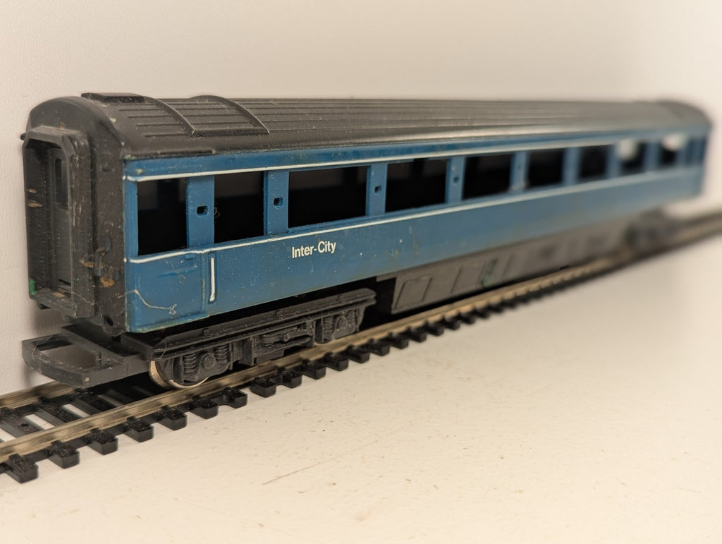 Hornby OO Gauge BR Mk3 Standard Class Coach Blue & Grey (Windows Missing)