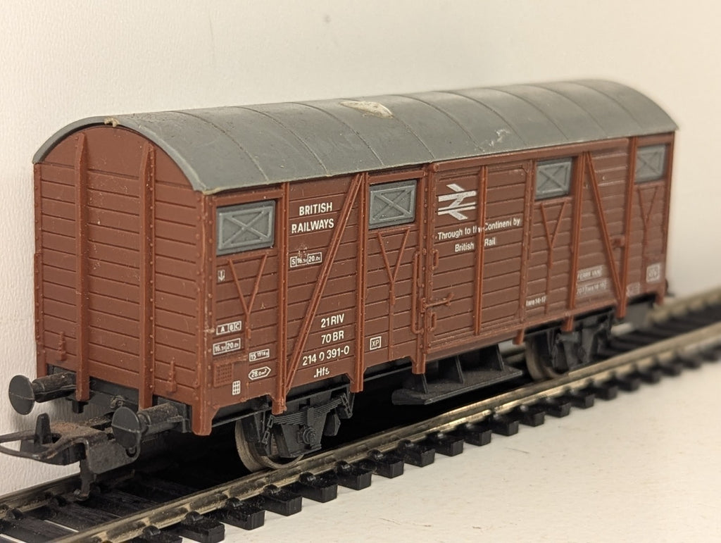 Lima OO Gauge BR Ferry Van Goods Wagon 214 0 391-0 BR Brown 305615