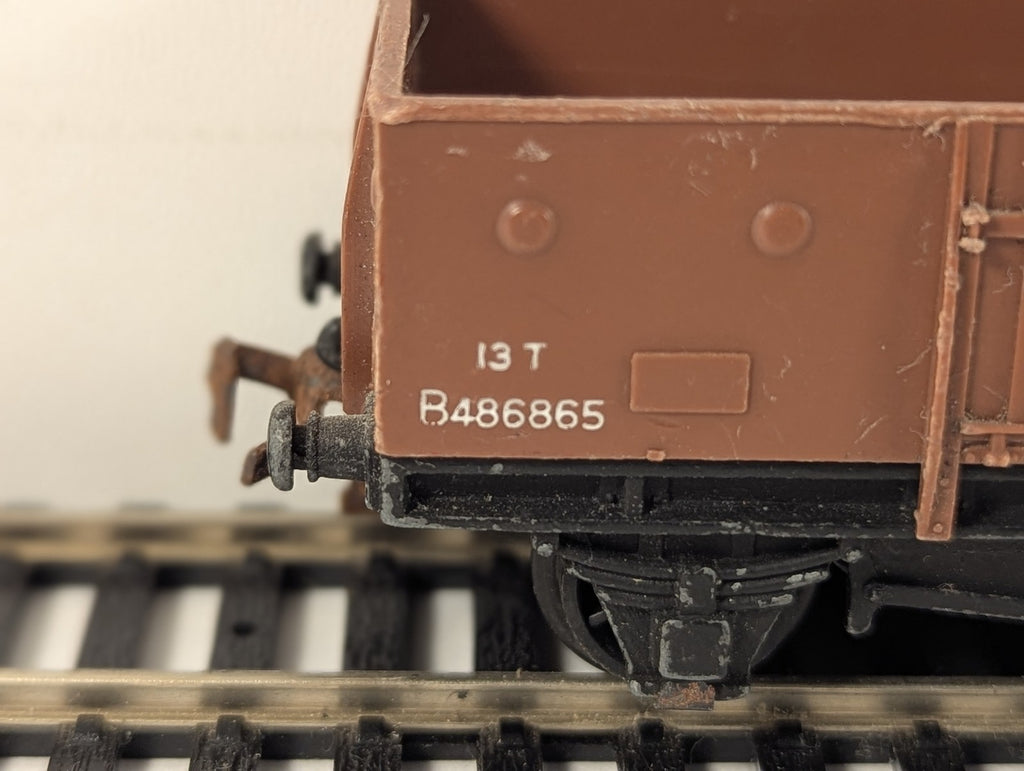 Hornby Dublo OO Gauge 13-Ton Coal Wagon Goods Wagon B486865 BR Bauxite 4635