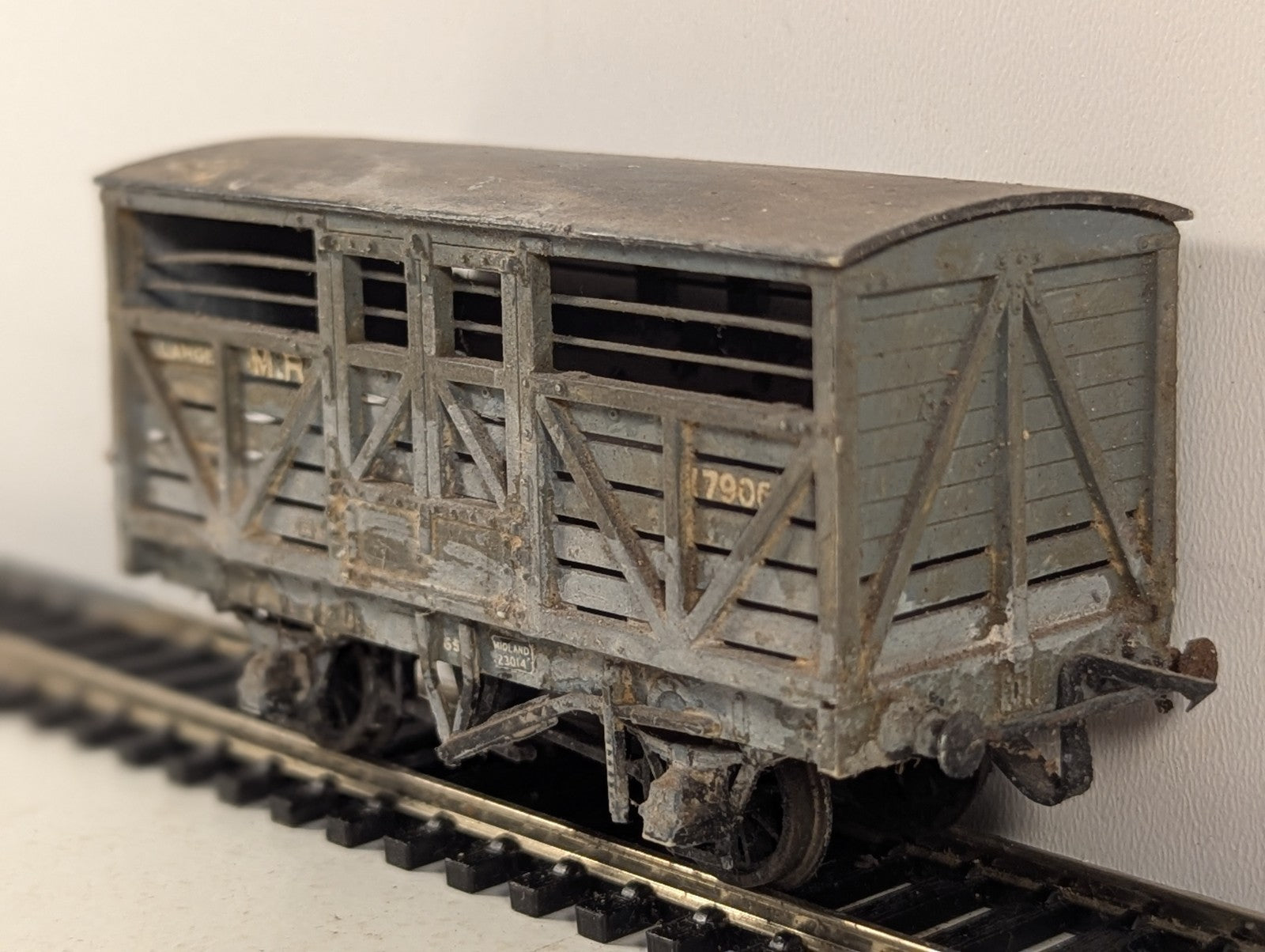 Kitbuilt OO Gauge Midland Railway MR Cattle Wagon