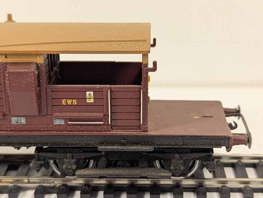 Bachmann OO Gauge BR Shark Ballast Plough Brake Van Wagons ADS 56299 EWS