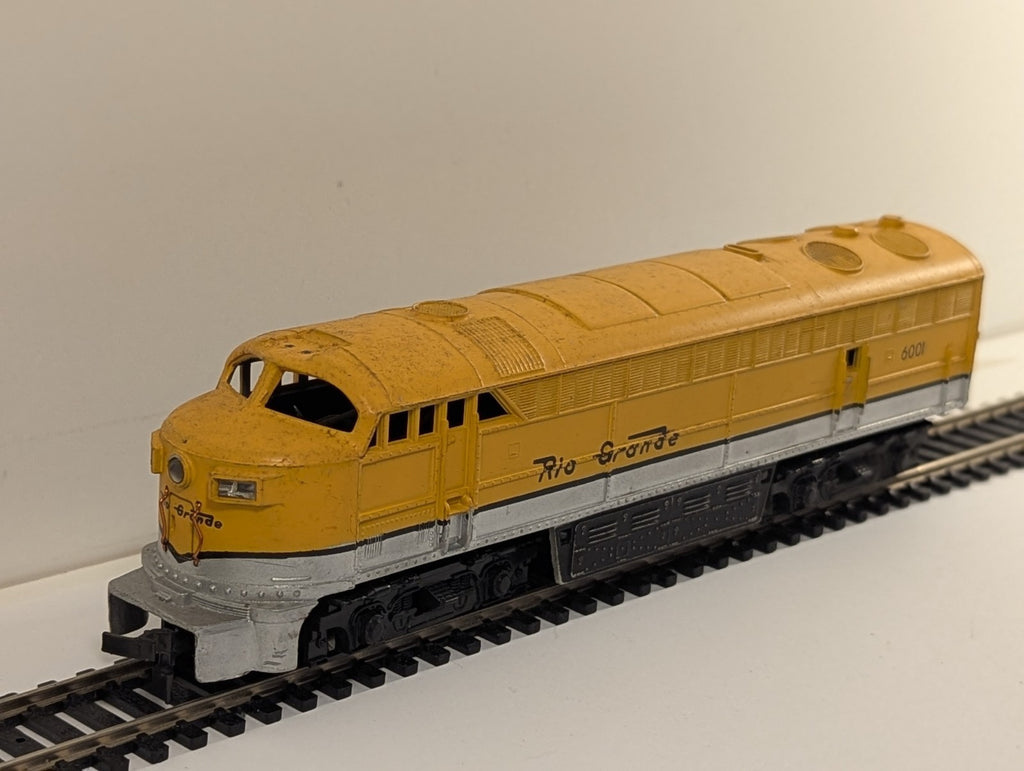 AHM HO Gauge Alco FA Diesel Locomotive Rio Grande 6001 Spares